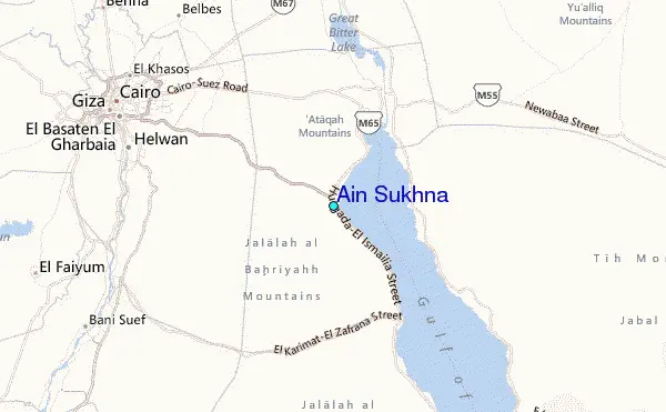 Illustrative map of Ain Sokhna villages